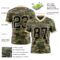 3DPattern7738-2 Custom Camo Black-Cream 3D Pattern Salute To Service Authentic Football Jersey