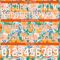 3DPattern7744-3 Custom White Orange 3D Pattern Fruit Authentic Football Jersey