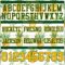 Custom White Gold-Green 3D Pattern Fruit Pineapple Authentic Football Jersey