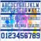 3DPattern7760-3 Custom White Royal 3D Pattern Watercolor Splash Authentic Football Jersey