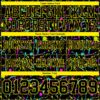 Custom Graffiti Pattern Black-Light Yellow 3D Pattern Splash Authentic Football Jersey