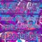 3DPattern7767-3 Custom Graffiti Pattern Purple-White 3D Pattern Splash Authentic Football Jersey