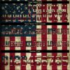 Custom Cream Vintage USA Flag Crimson-Black 3D Pattern Authentic Football Jersey