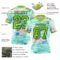 3DPattern7777-2 Custom Lakes Blue Neon Green-Navy 3D Pattern Beach Hawaii Palm Trees And Flamingo Authentic Football Jersey