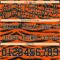 3DPattern7782-3 Custom Orange Black-Cream 3D Pattern Tiger Print Authentic Football Jersey