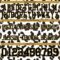 3DPattern7789-3 Custom White Black-Old Gold 3D Pattern Leopard Print Authentic Football Jersey