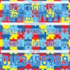 Custom Powder Blue White 3D Pattern Autism Supporter Awareness Puzzle Pieces Authentic Football Jersey