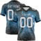 Custom Tie Dye White-Black 3D Pattern Abstract Trendy Holographic Vaporwave Style Authentic Football Jersey