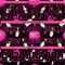 3DPattern7810-3 Custom Black Pink 3D Pattern Bowling Authentic Football Jersey
