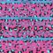 3DPattern7811-3 Custom Pink Sky Blue-Black 3D Pattern Leopard Print Authentic Football Jersey