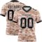 3DPattern7812 Custom Camo Black-White 3D Pattern Salute To Service Authentic Football Jersey