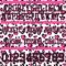 3DPattern7818-3 Custom White Black-Pink 3D Pattern Leopard Print Authentic Football Jersey