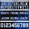 3DPattern8667-2 Custom Black White-Royal 3D Pattern Abstract Brush Stroke Authentic Football Jersey