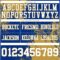 3DPattern8695-2 Custom Royal White-Old Gold 3D Pattern Abstract Brush Stroke Authentic Football Jersey