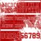 3DPattern8702-2 Custom Red White 3D Pattern Abstract Brush Stroke Authentic Football Jersey