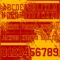 3DPattern8703-2 Custom Red Gold 3D Pattern Abstract Brush Stroke Authentic Football Jersey