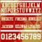 3DPattern8704-2 Custom Red White-Old Gold 3D Pattern Abstract Brush Stroke Authentic Football Jersey