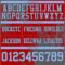 3DPattern8708-2 Custom Red Light Blue-Steel Gray 3D Pattern Abstract Brush Stroke Authentic Football Jersey