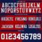 3DPattern8709-2 Custom Red White-Navy 3D Pattern Abstract Brush Stroke Authentic Football Jersey