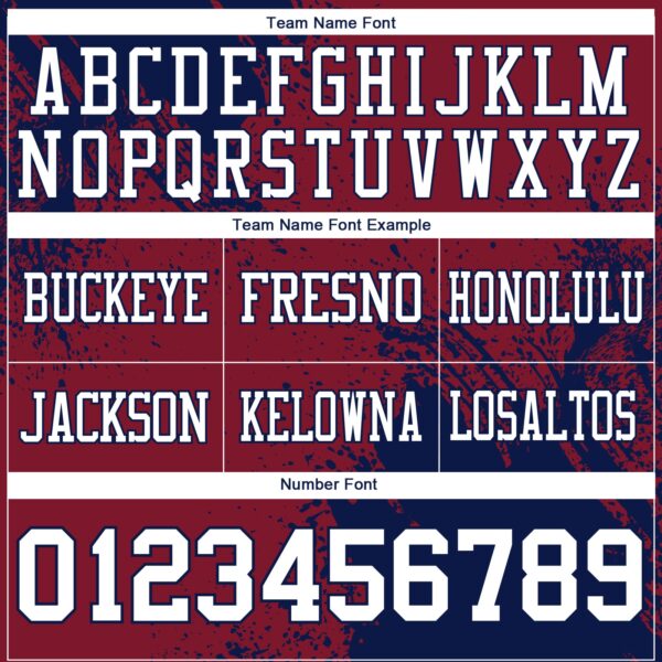 Custom Crimson White-Navy 3D Pattern Abstract Brush Stroke Authentic Football Jersey