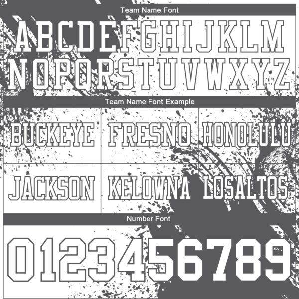 Custom White Steel Gray 3D Pattern Abstract Brush Stroke Authentic Football Jersey