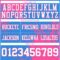 3DPattern8736-2 Custom Powder Blue White-Pink 3D Pattern Abstract Brush Stroke Authentic Football Jersey