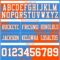 3DPattern8737-2 Custom Powder Blue White-Orange 3D Pattern Abstract Brush Stroke Authentic Football Jersey