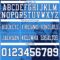 3DPattern8738-2 Custom Powder Blue White-Navy 3D Pattern Abstract Brush Stroke Authentic Football Jersey