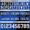 3DPattern8742-2 Custom Thunder Blue White-Black 3D Pattern Abstract Brush Stroke Authentic Football Jersey