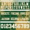 3DPattern8759-2 Custom Green White-Old Gold 3D Pattern Abstract Brush Stroke Authentic Football Jersey