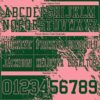 Custom Green Medium Pink 3D Pattern Abstract Brush Stroke Authentic Football Jersey