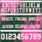 3DPattern8763-2 Custom Green White-Pink 3D Pattern Abstract Brush Stroke Authentic Football Jersey