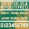 Custom Kelly Green White-Old Gold 3D Pattern Abstract Brush Stroke Authentic Football Jersey
