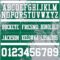 3DPattern8768-2 Custom Kelly Green White-Gray 3D Pattern Abstract Brush Stroke Authentic Football Jersey