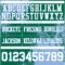 3DPattern8769-2 Custom Kelly Green White-Light Blue 3D Pattern Abstract Brush Stroke Authentic Football Jersey