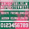 Custom Kelly Green White-Neon Pink 3D Pattern Abstract Brush Stroke Authentic Football Jersey