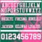 Custom Kelly Green White-Pink 3D Pattern Abstract Brush Stroke Authentic Football Jersey