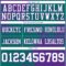 3DPattern8776-2 Custom Teal White-Purple 3D Pattern Abstract Brush Stroke Authentic Football Jersey