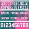 3DPattern8782-2 Custom Teal White-Pink 3D Pattern Abstract Brush Stroke Authentic Football Jersey