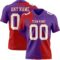 3DPattern8784 Custom Purple White-Red 3D Pattern Abstract Brush Stroke Authentic Football Jersey
