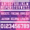 3DPattern8785-2 Custom Purple White-Pink 3D Pattern Abstract Brush Stroke Authentic Football Jersey