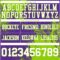 3DPattern8791-2 Custom Purple White-Neon Green 3D Pattern Abstract Brush Stroke Authentic Football Jersey