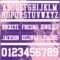 3DPattern8793-2 Custom Purple White-Light Pink 3D Pattern Abstract Brush Stroke Authentic Football Jersey