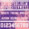 3DPattern8794-2 Custom Purple White-Medium Pink 3D Pattern Abstract Brush Stroke Authentic Football Jersey