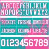 Custom Aqua White-Pink 3D Pattern Abstract Brush Stroke Authentic Football Jersey