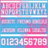 Custom Sky Blue White-Pink 3D Pattern Abstract Brush Stroke Authentic Football Jersey