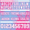 Custom Light Blue White-Pink 3D Pattern Abstract Brush Stroke Authentic Football Jersey