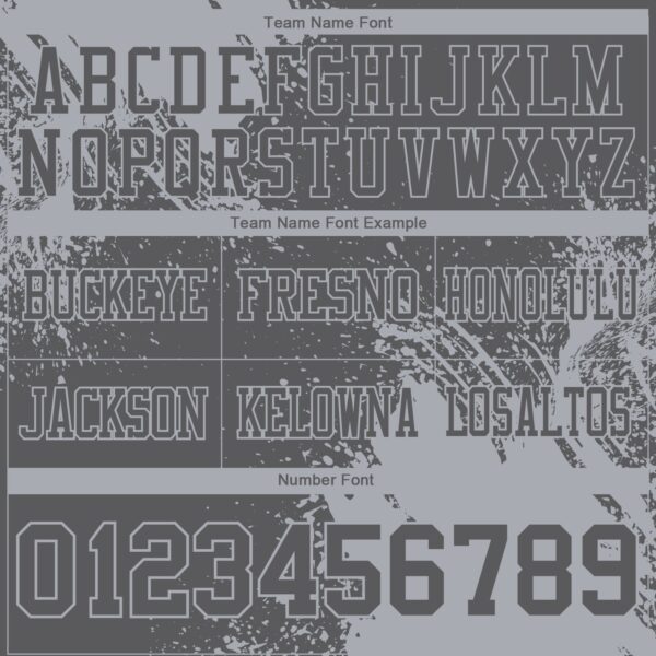 Custom Steel Gray Gray 3D Pattern Abstract Brush Stroke Authentic Football Jersey