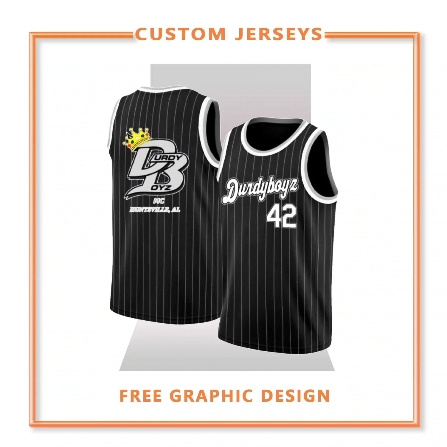 Custom jersey payment section