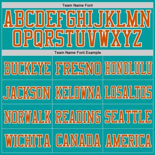 Custom Aqua Texas Orange-White Mesh Authentic Football Jersey